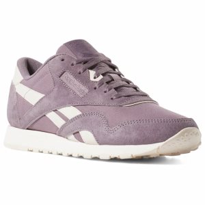 Reebok Classic Nylon Turnschuhe Damen - Lila/Rosa - DE 140-XWF